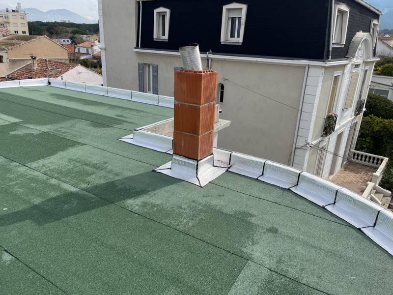 refaire l’étanchéité bitumeuse du toit terrasse à Marseille 13008